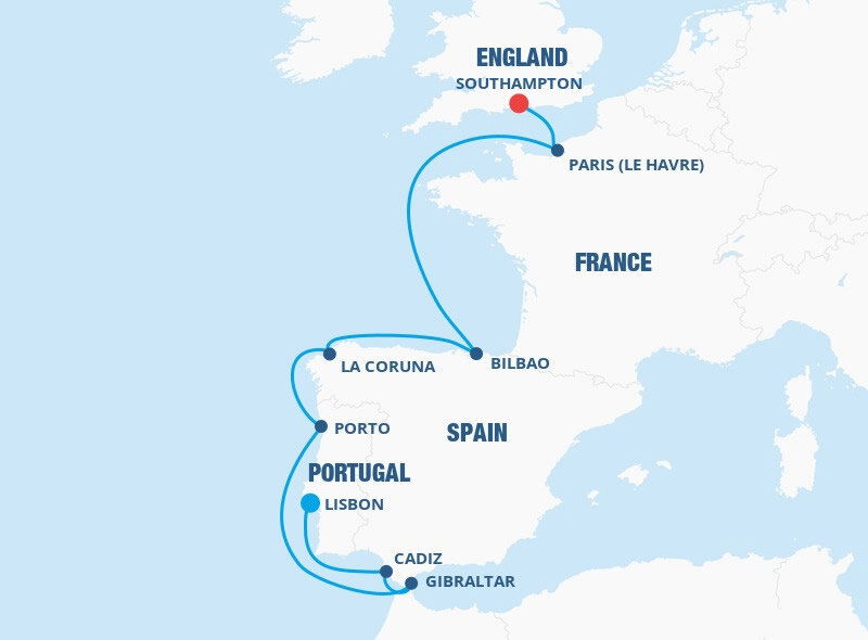 Portugal, Spain & France Cruise Celebrity Cruises (11 Night Cruise