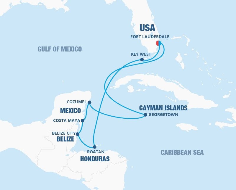 cruises to belize and grand cayman