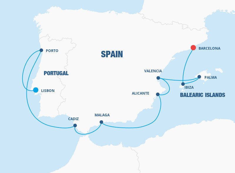 Best Of Spain & Portugal Cruise Celebrity Cruises (9 Night Cruise