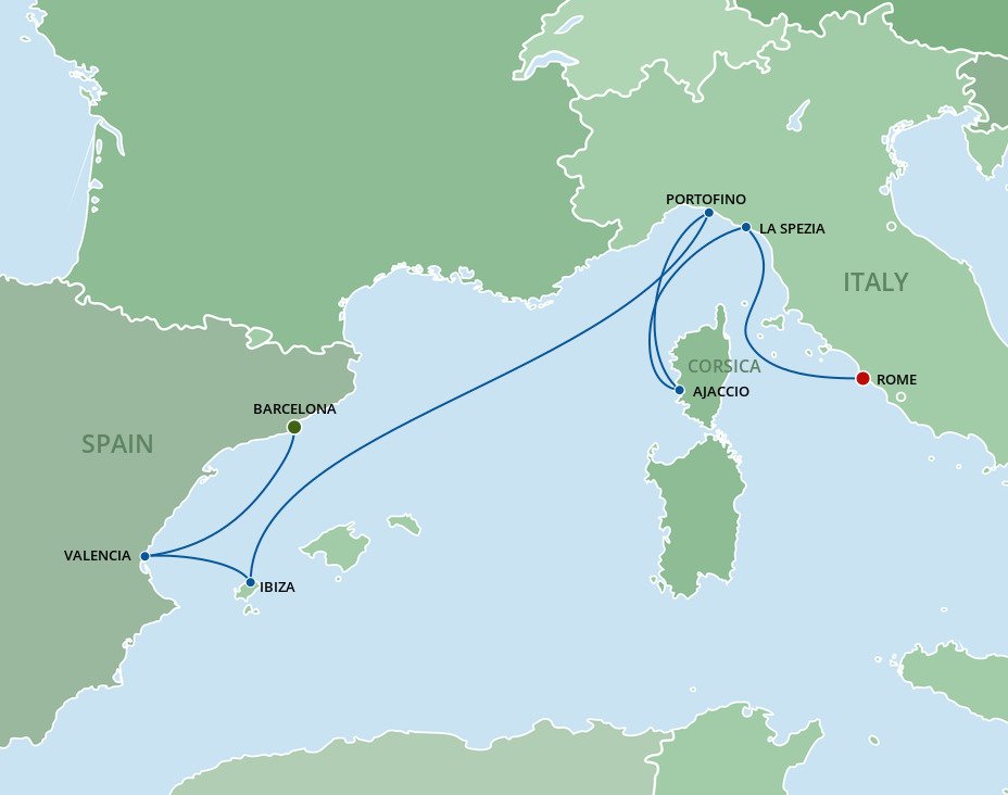 cruise to italy