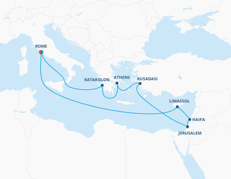 Israel & Mediterranean Cruise Celebrity Cruises (12 Night Roundtrip