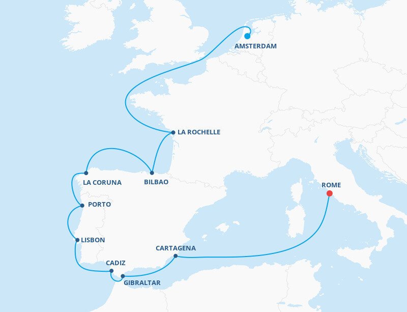 Portugal, Spain & France Cruise Celebrity Cruises (12 Night Cruise