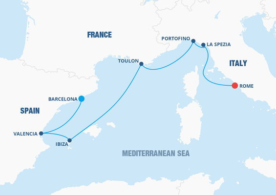cruises from barcelona to rome 2024