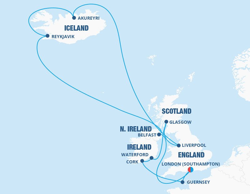 cruise to ireland scotland and iceland