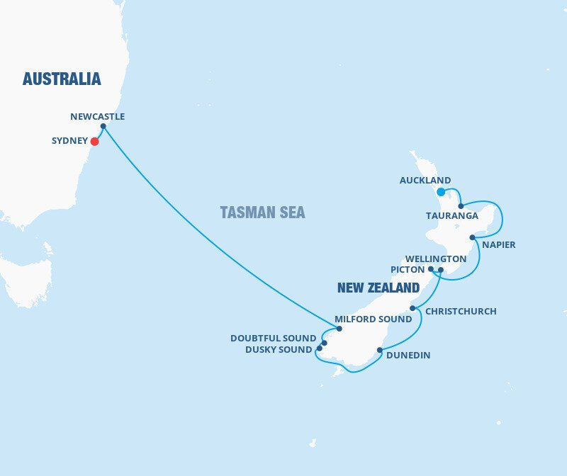 New Zealand Cruise - Celebrity Cruises (12 Night Cruise from Auckland