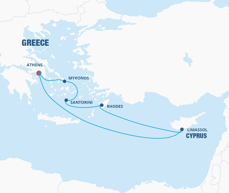travel from greece to cyprus