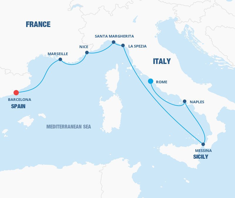 italy and france cruise 2023