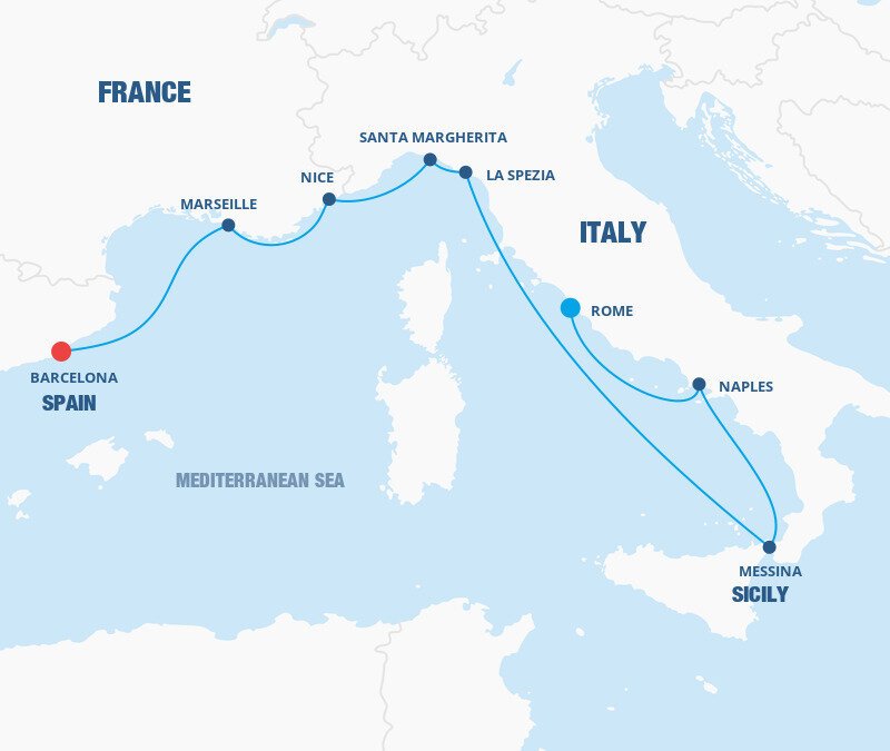 celebrity cruises 9 night italian riviera and france