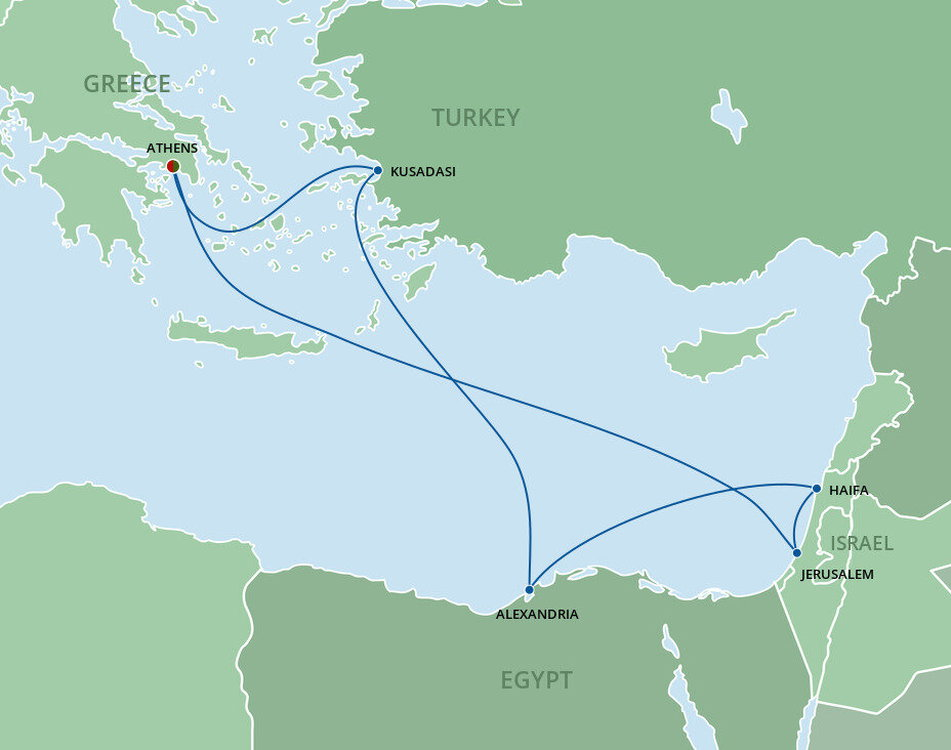 cruise egypt israel turkey greece