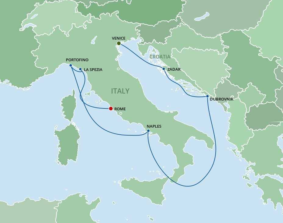 10 Day Italy Cruises - 2023-2025 Seasons