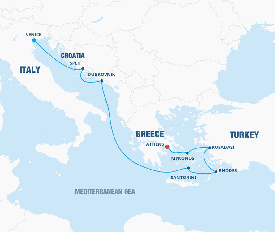 Best Of Eastern Mediterranean Celebrity Cruises (9 Night Cruise from