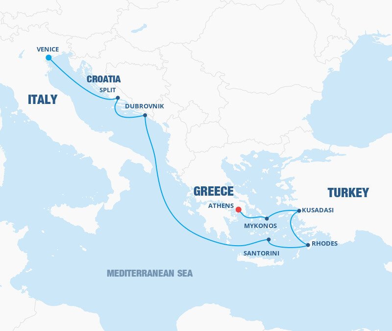 eastern mediterranean cruise celebrity