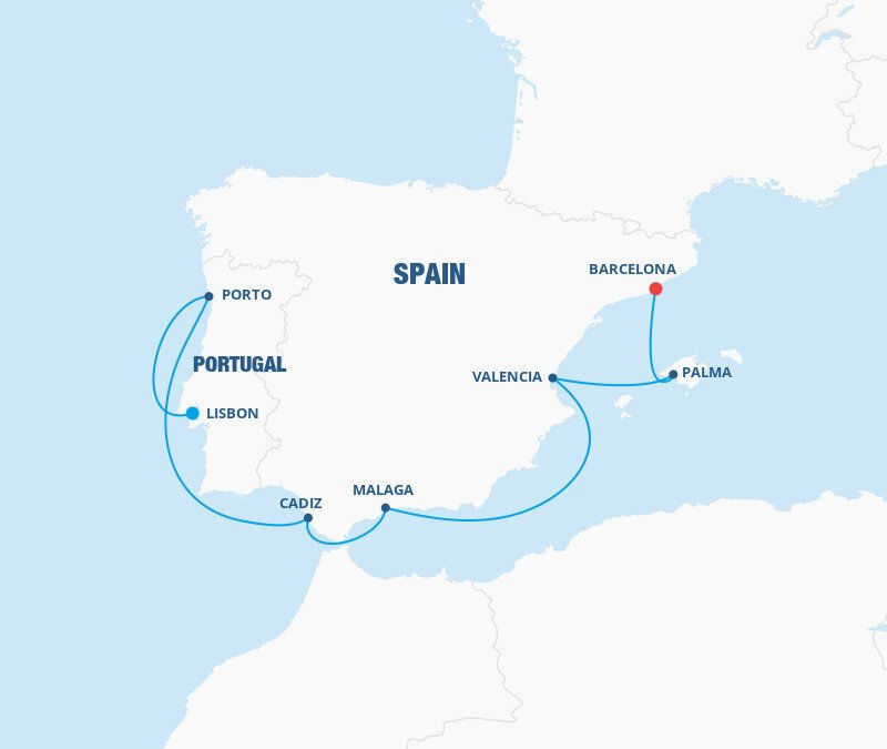 Best Of Spain & Portugal Cruise Celebrity Cruises (9 Night Cruise