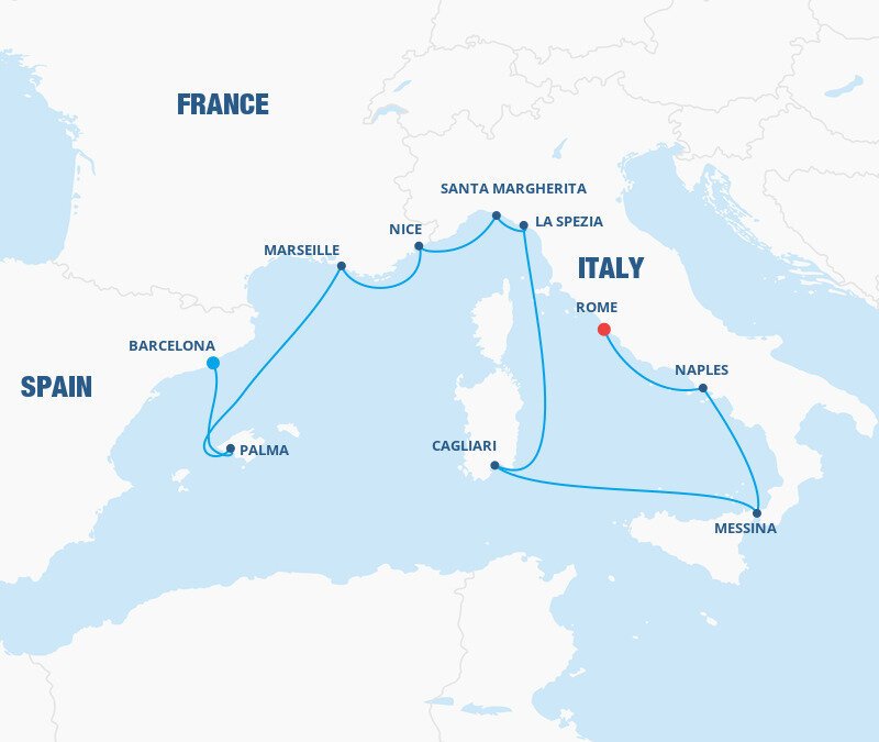 Spain, France & Italy Cruise - Celebrity Cruises (12 Night Cruise from