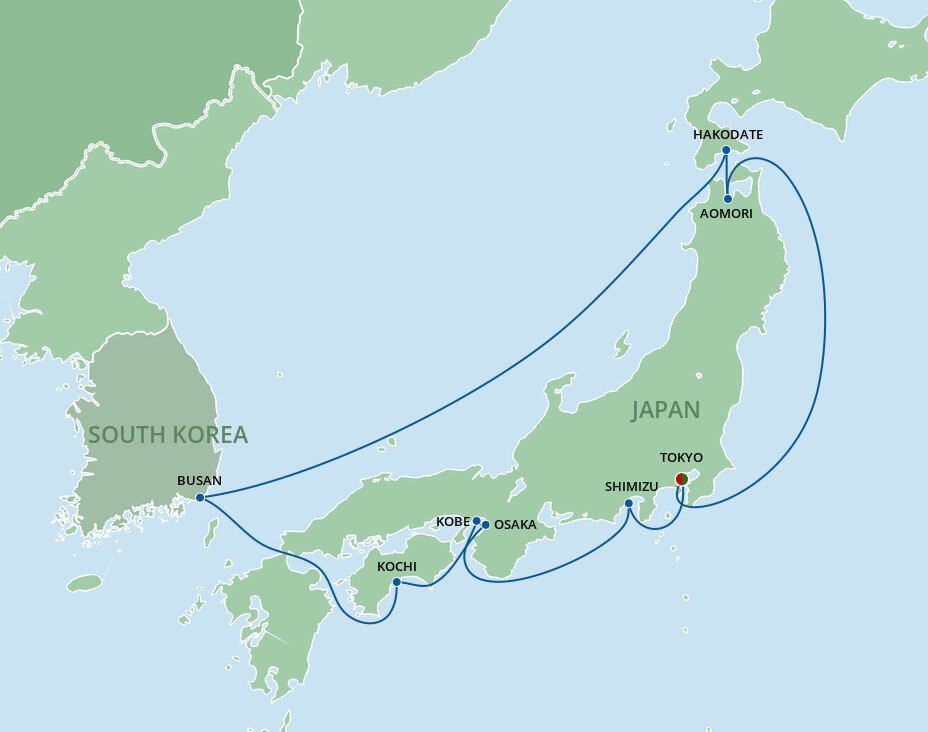 repositioning cruises japan