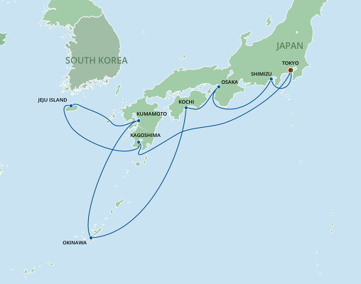 luxury cruises japan 2024