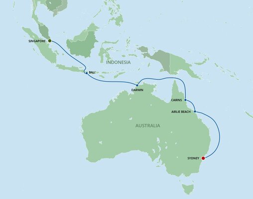 cruise from singapore to sydney 2024