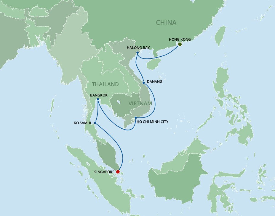 12 night thailand & vietnam cruise
