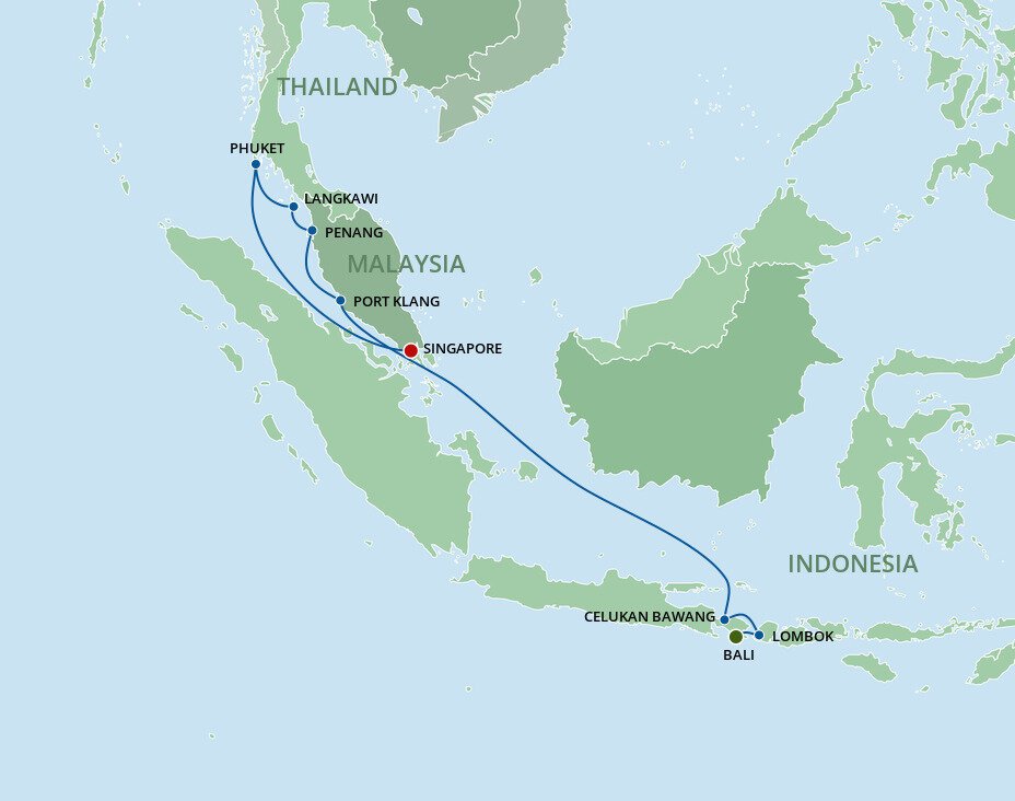 singapore malaysia cruise route