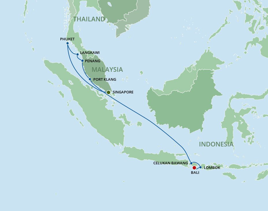 cruise from thailand to bali
