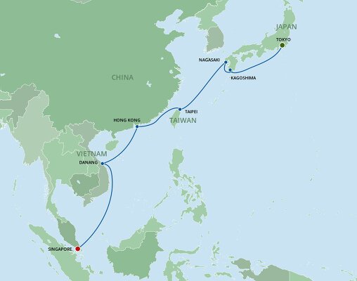 singapore to japan cruise 2023