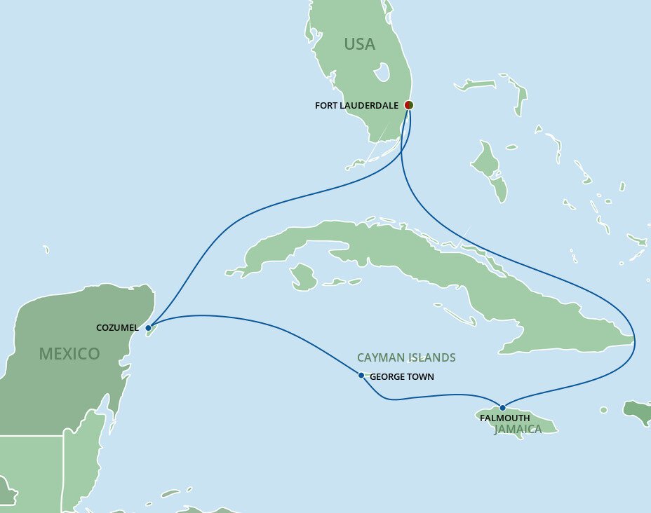 Jamaica, Grand Cayman & Mexico - Celebrity Cruises (6 Night Roundtrip ...