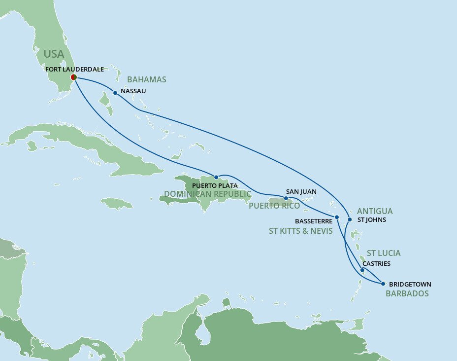 cruises to eastern caribbean 2024