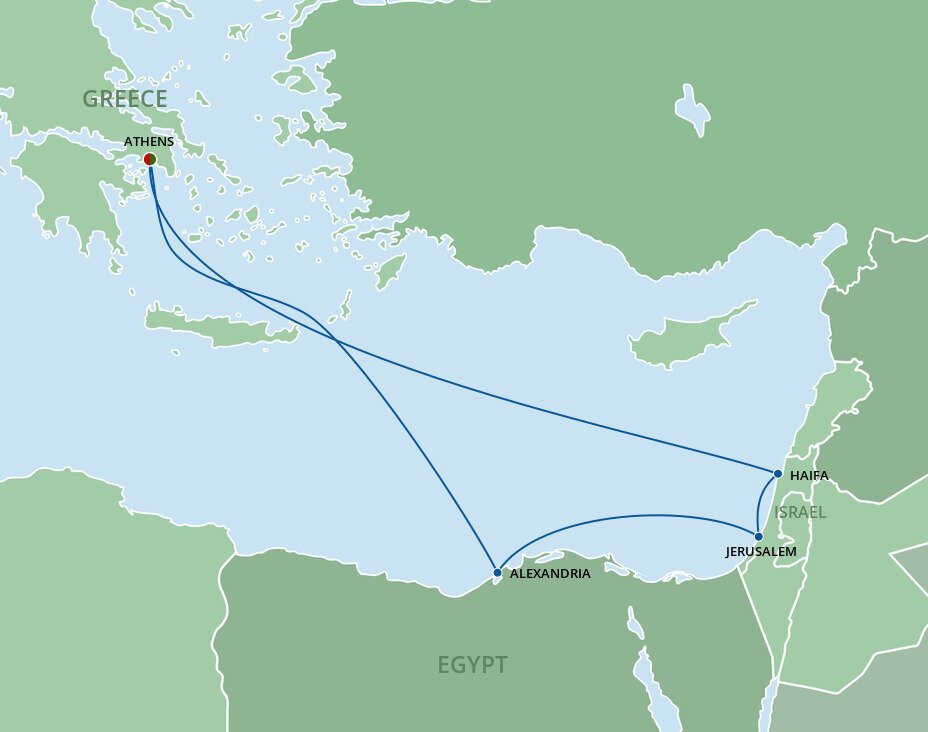 mediterranean cruise israel egypt
