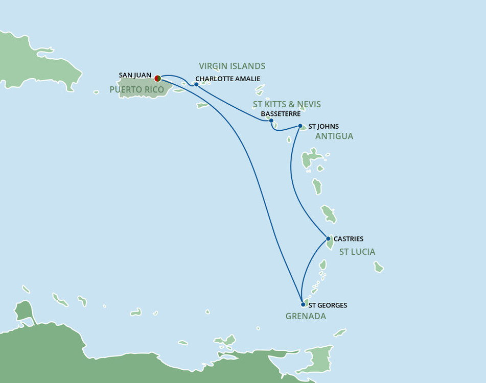 caribbean cruise itineraries