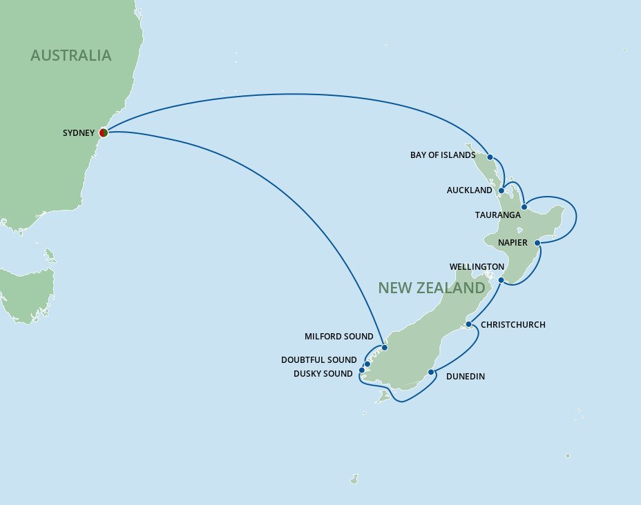 New Zealand Cruises Starting In March 2025