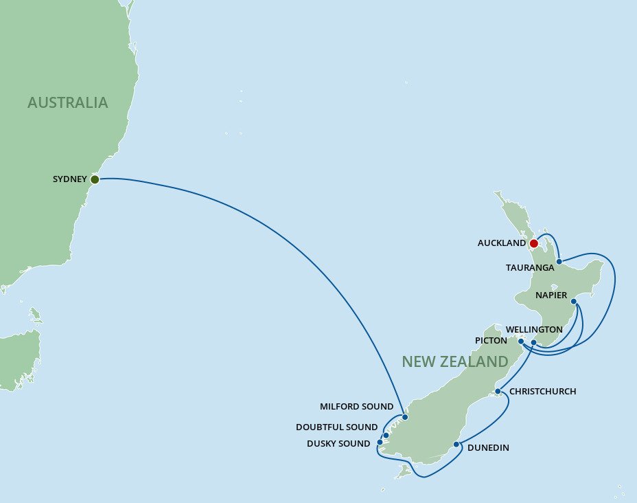 New Zealand Cruises Starting In January 2025