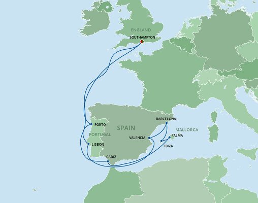 cruise from nyc to portugal