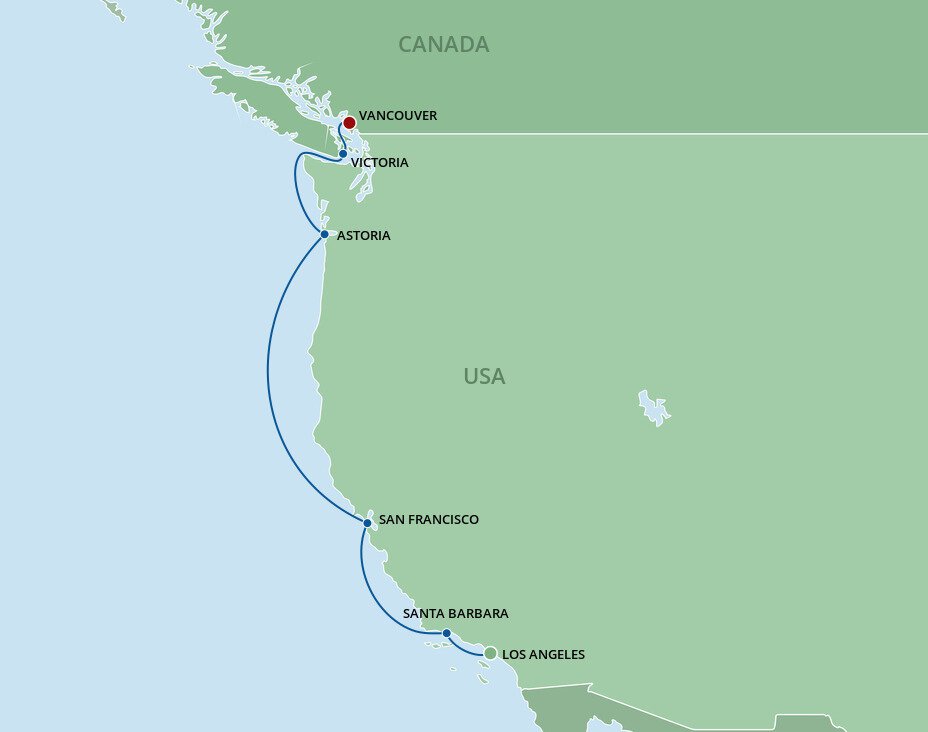 Los Angeles To Vancouver Cruise Celebrity Cruises (6 Night Cruise