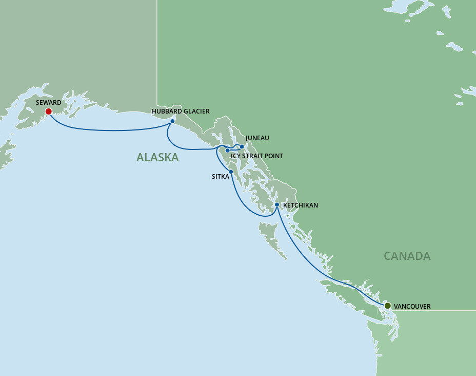 Alaska Northbound Glacier Celebrity Cruises (7 Night Cruise from