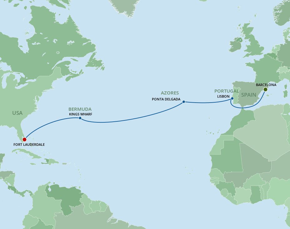 Transatlantic Cruises - 2023-2025 Seasons