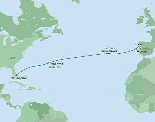 Cruises from USA to Portugal - 2024-2026 Seasons