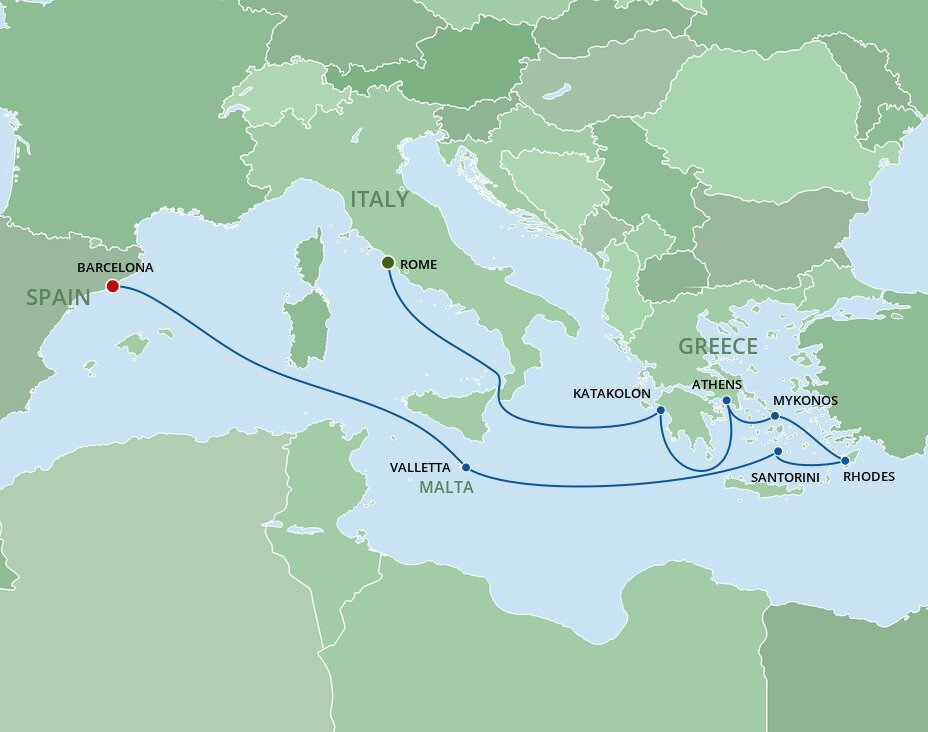 Greek Islands & Malta Cruise - Celebrity Cruises (10 Night Cruise from