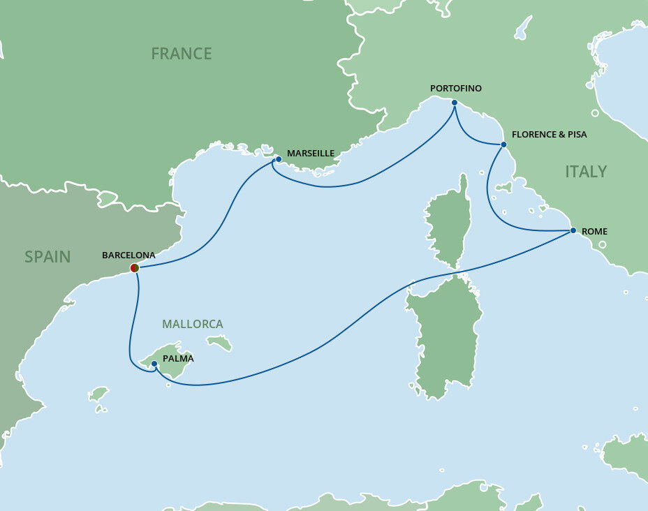 Spain, France & Italy Cruise Celebrity Cruises (7 Night Roundtrip