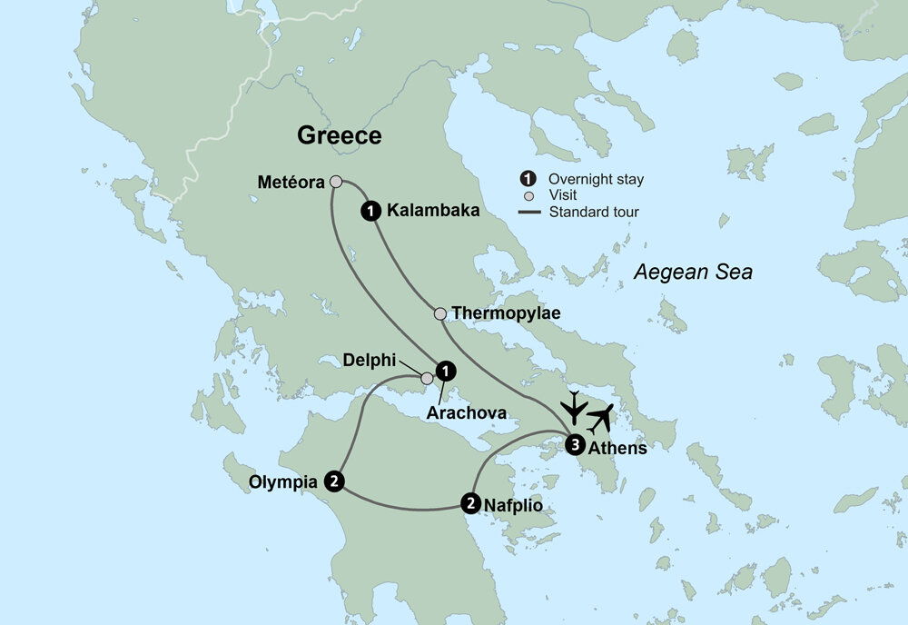 Classical Greece Collette (10 Days From Athens to Athens)