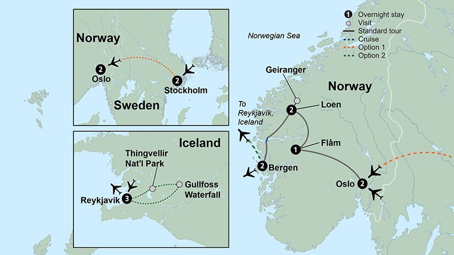 Highlights of Norway Collette (8 Days From Oslo to Bergen)