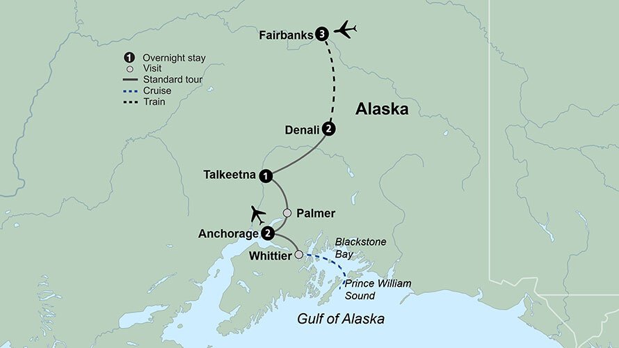 Alaska America’s Last Frontier Collette (9 Days From Fairbanks to