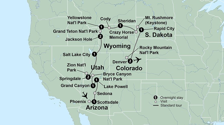 America's National Parks & Denver Collette (14 Days From Scottsdale America's National Parks & Denver Collette (14 Days From Scottsdale