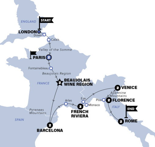 Tours from London to Rome | 2026-2028 | Global Journeys