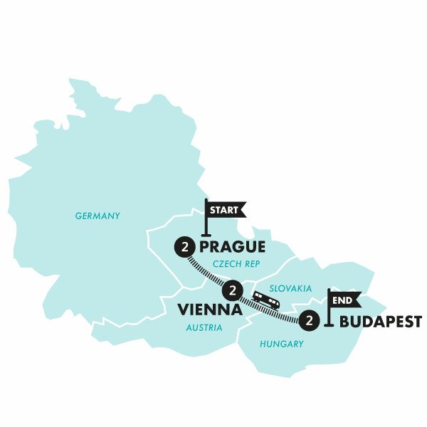 Prague to Budapest by Train Winter Contiki 7 Days From Prague