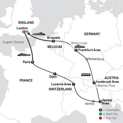 Cosmos Europe Tours - 2023-2025 Seasons