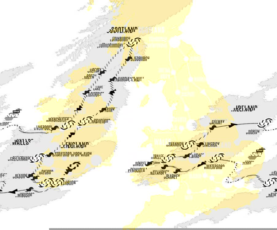 Britain and Ireland Experience - Costsaver (15 Days From London to London)