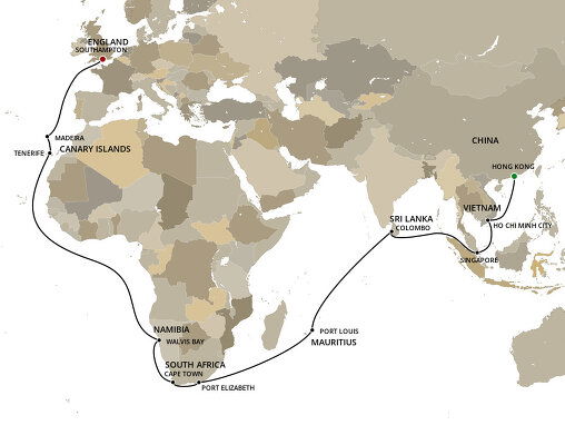 Indian Ocean Cruises - 2023-2025 Seasons