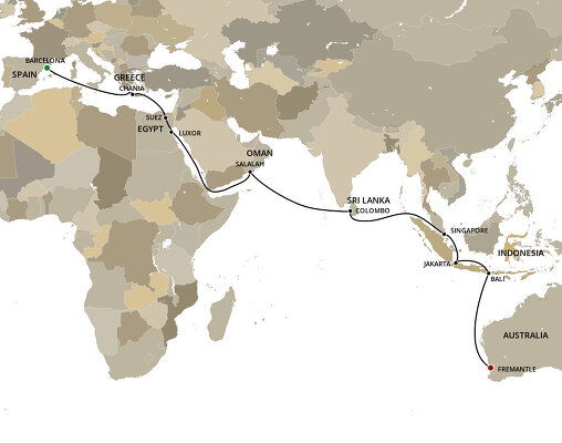 Arabian & Middle East Cruises - 2022, 2023 & 2024 Seasons