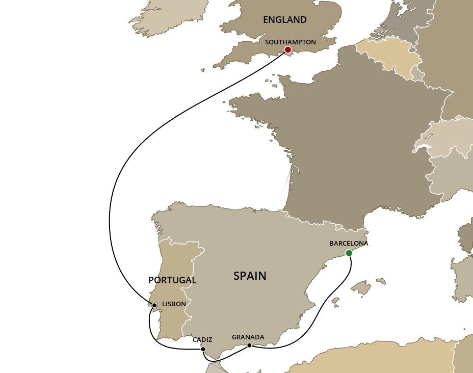 Cruises From Barcelona To London 2024 2026 Seasons   83296 