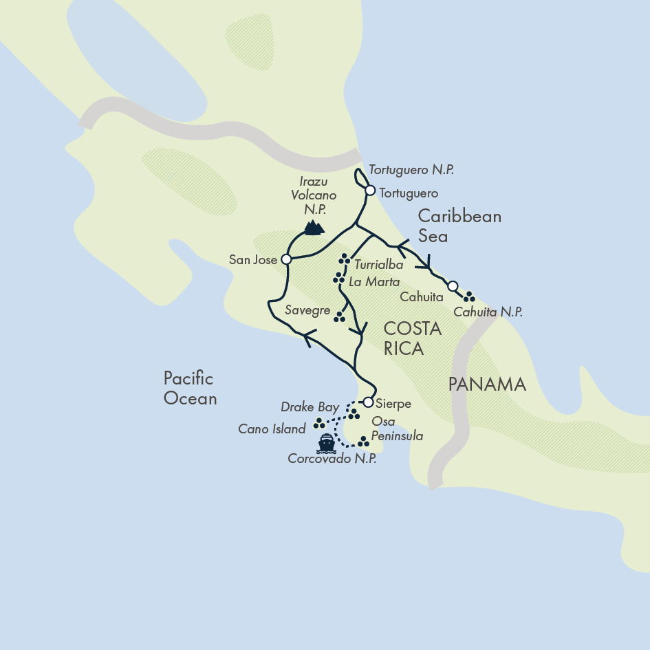 Costa Rica's Coastal Secrets - Exodus (15 Days From San Jose to San Jose)